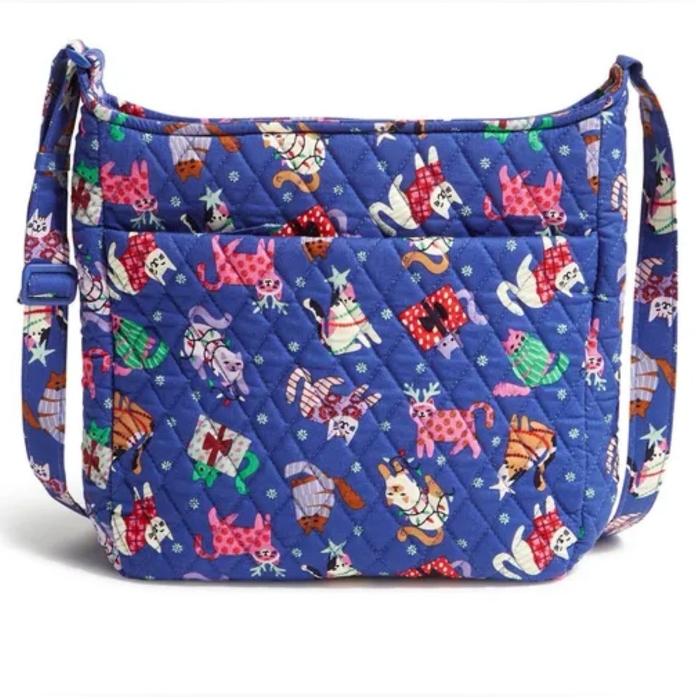Vera Bradley XL hipster Holiday Cat